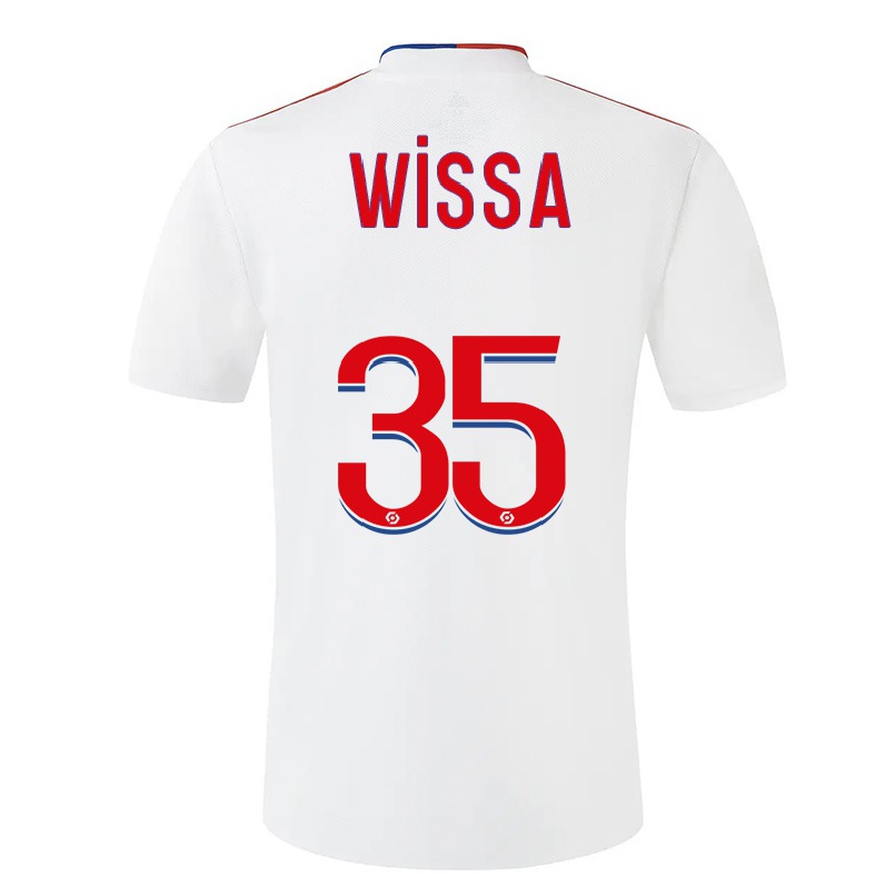 Niño Fútbol Camiseta Eli Wissa #35 Blanco 1ª Equipación 2021/22 Camisa Chile