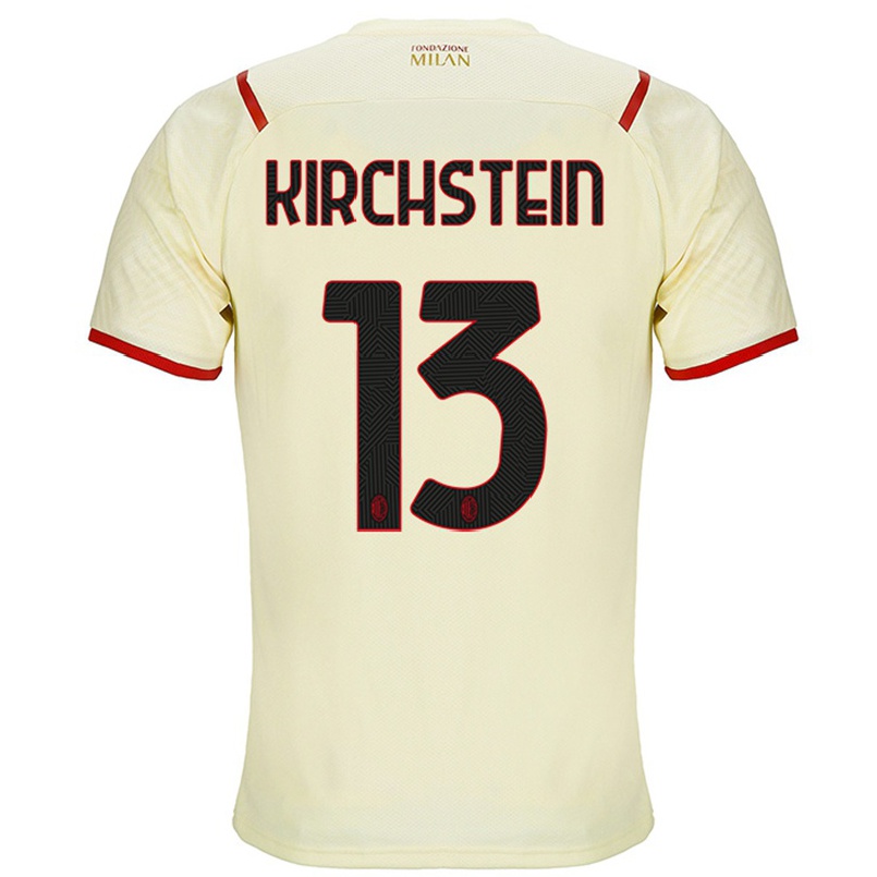 Niño Fútbol Camiseta Merle Kirchstein #13 Champaña 2ª Equipación 2021/22 Camisa Chile