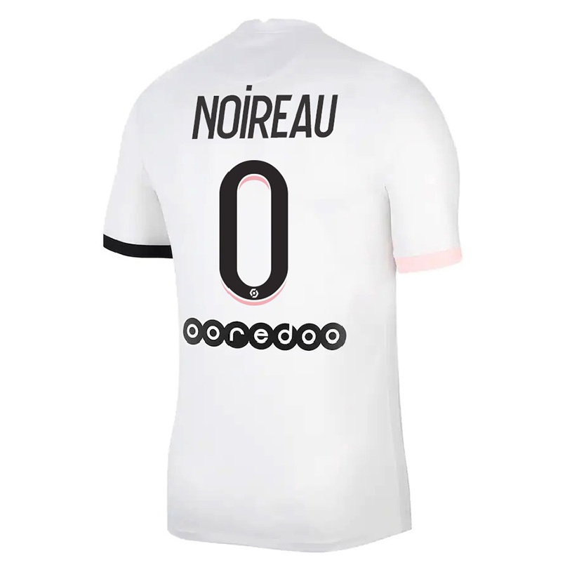 Niño Fútbol Camiseta Samuel Noireau #0 Blanco Rosa 2ª Equipación 2021/22 Camisa Chile