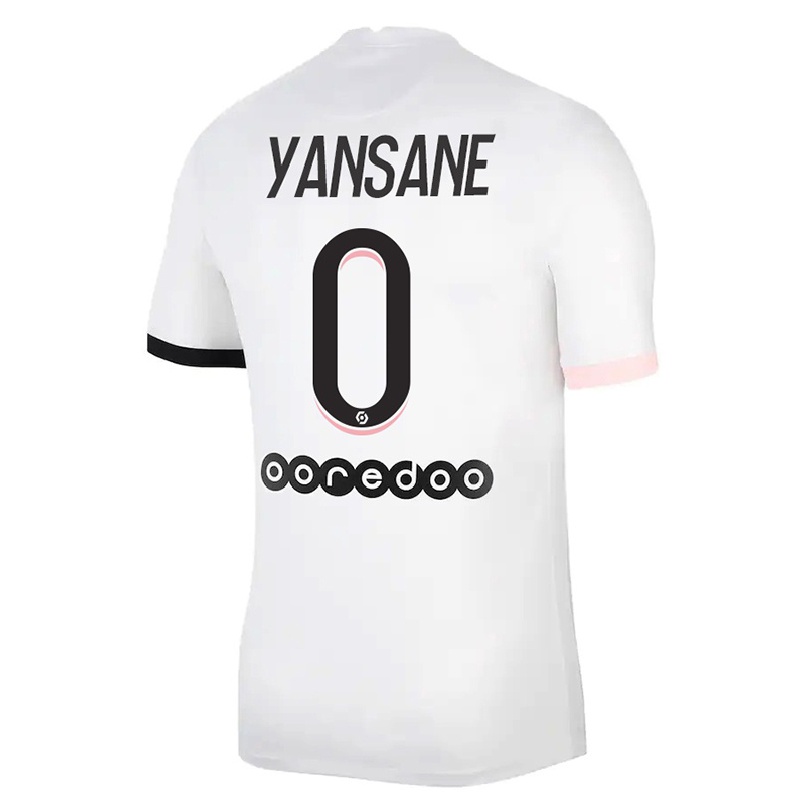 Niño Fútbol Camiseta Sekou Yansane #0 Blanco Rosa 2ª Equipación 2021/22 Camisa Chile