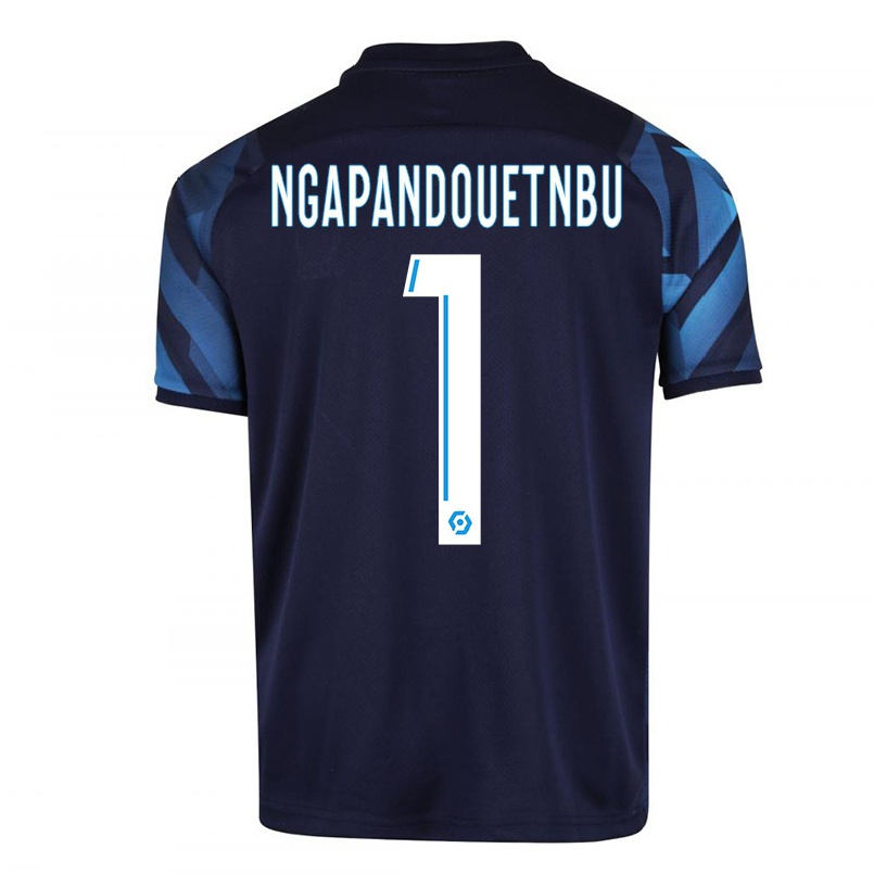 Niño Fútbol Camiseta Simon Ngapandouetnbu #1 Azul Oscuro 2ª Equipación 2021/22 Camisa Chile
