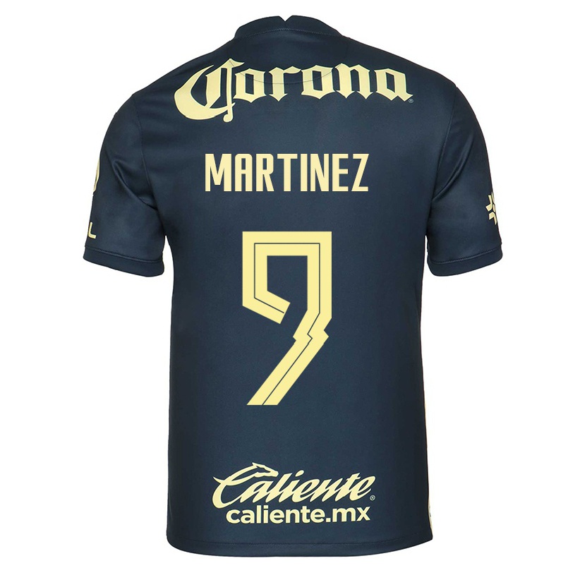 Niño Fútbol Camiseta Roger Martinez #9 Azul Marino 2ª Equipación 2021/22 Camisa Chile
