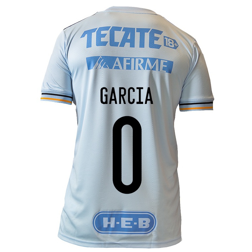 Niño Fútbol Camiseta Jose Garcia #0 Azul Claro 2ª Equipación 2021/22 Camisa Chile