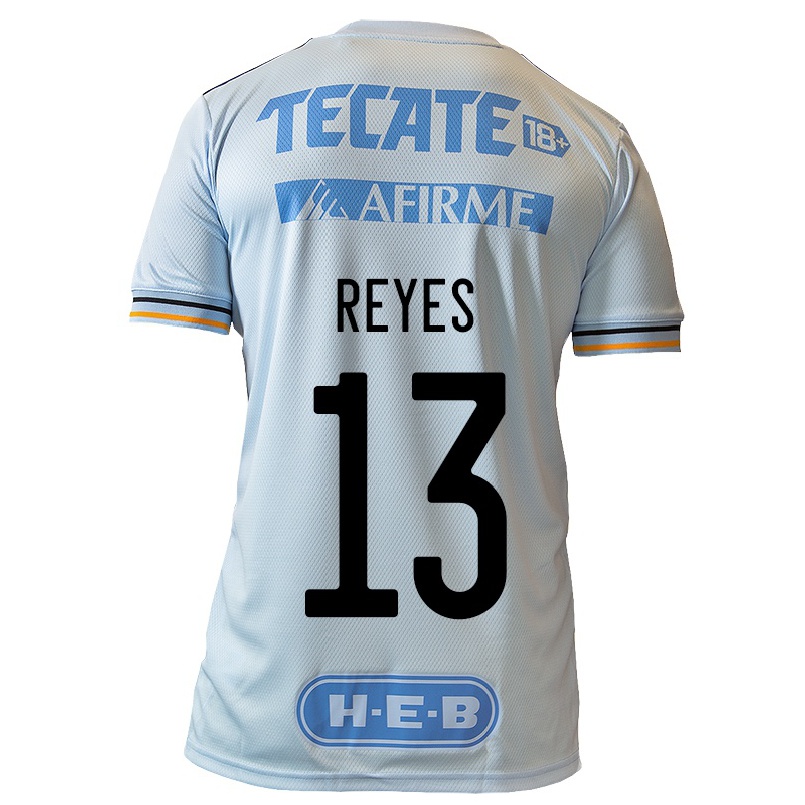 Niño Fútbol Camiseta Diego Reyes #13 Azul Claro 2ª Equipación 2021/22 Camisa Chile