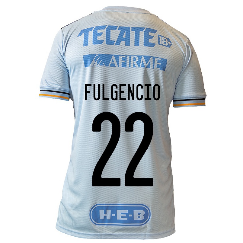 Niño Fútbol Camiseta Raymundo Fulgencio #22 Azul Claro 2ª Equipación 2021/22 Camisa Chile