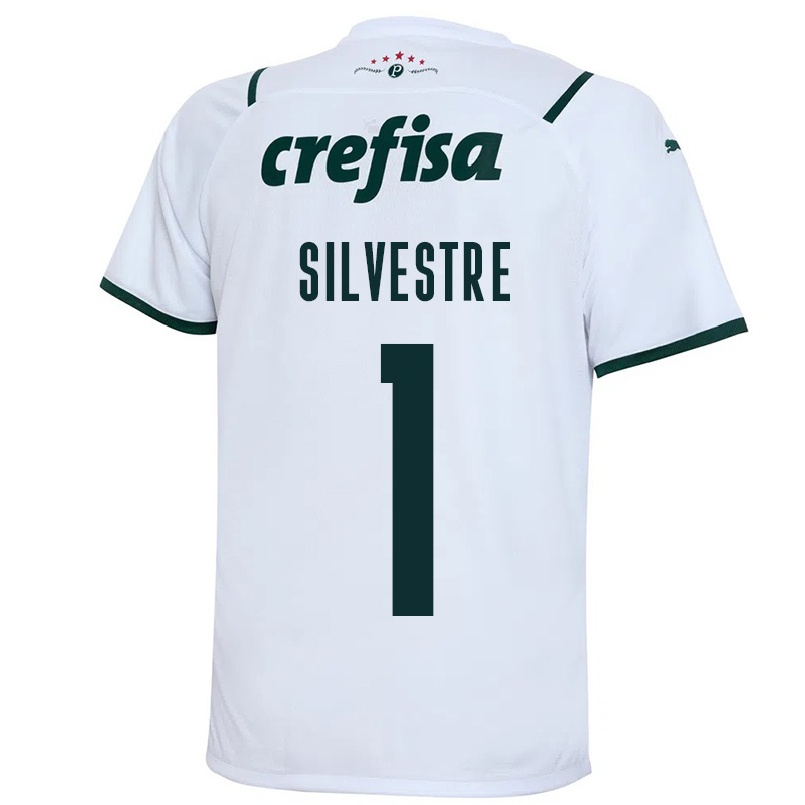 Niño Fútbol Camiseta Vinicius Silvestre #1 Blanco 2ª Equipación 2021/22 Camisa Chile
