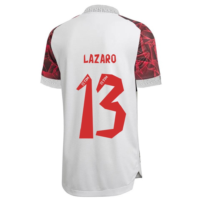 Niño Fútbol Camiseta Lazaro #13 Blanco 2ª Equipación 2021/22 Camisa Chile