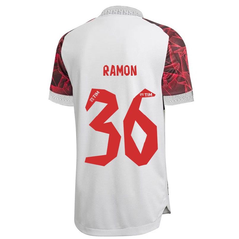 Niño Fútbol Camiseta Ramon #36 Blanco 2ª Equipación 2021/22 Camisa Chile