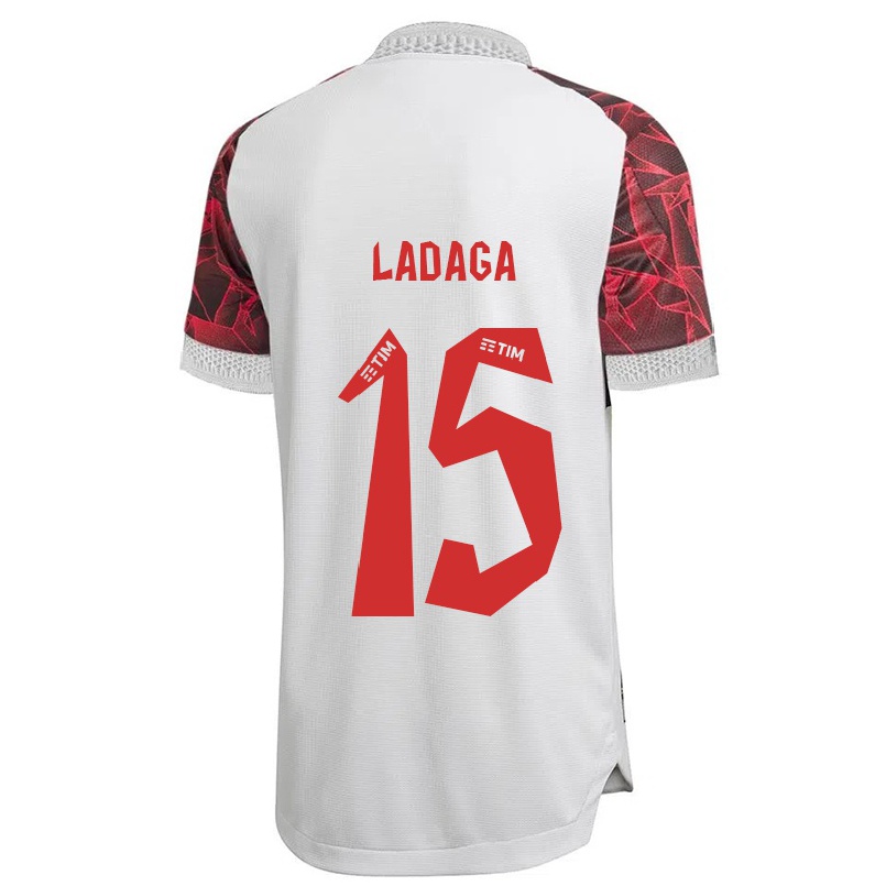 Niño Fútbol Camiseta Carol Ladaga #15 Blanco 2ª Equipación 2021/22 Camisa Chile