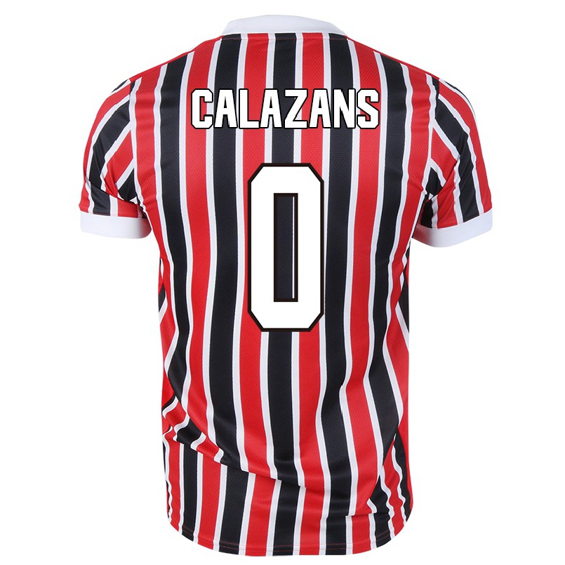 Niño Fútbol Camiseta Marquinhos Calazans #0 Negro Rojo 2ª Equipación 2021/22 Camisa Chile