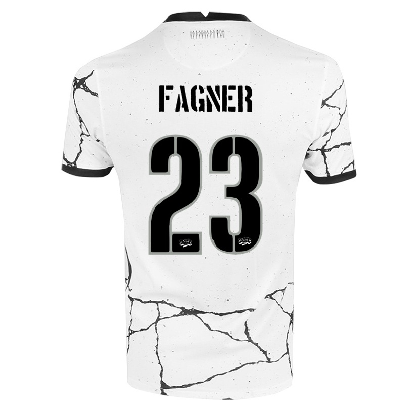Niño Fútbol Camiseta Fagner #23 Blanco 1ª Equipación 2021/22 Camisa Chile
