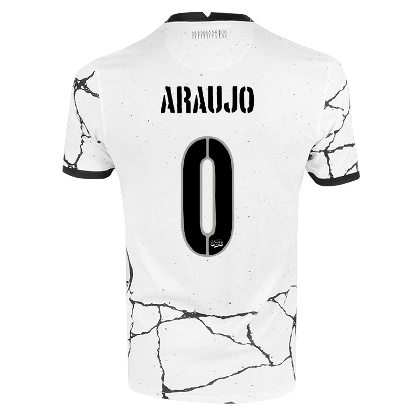 Niño Fútbol Camiseta Gabriel Araujo #0 Blanco 1ª Equipación 2021/22 Camisa Chile