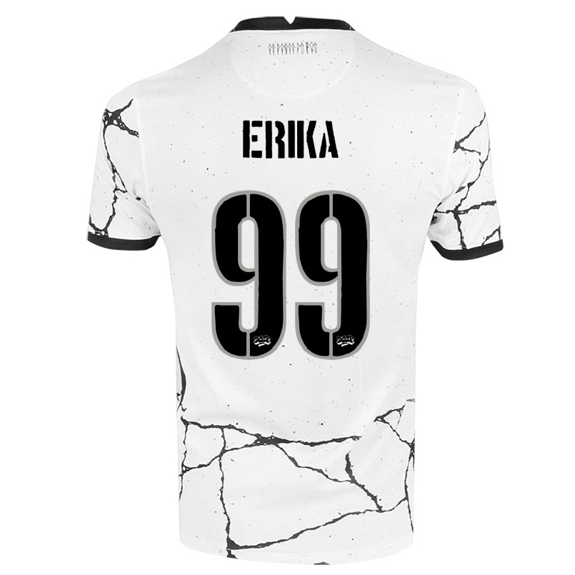Niño Fútbol Camiseta Erika #99 Blanco 1ª Equipación 2021/22 Camisa Chile