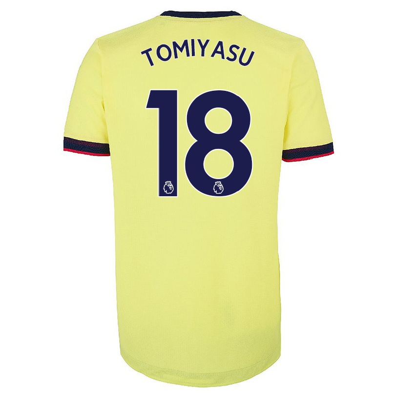 Niño Fútbol Camiseta Takehiro Tomiyasu #18 Rojo Blanco 1ª Equipación 2021/22 La Camisa Chile