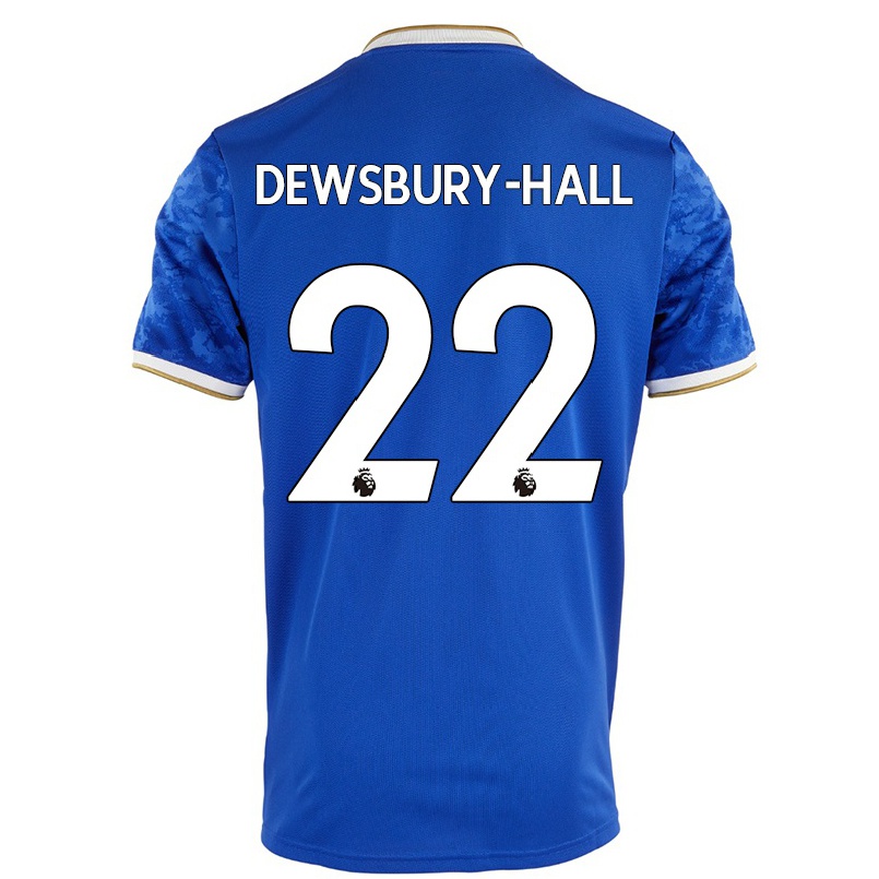 Niño Fútbol Camiseta Kiernan Dewsbury-Hall #22 Azul Real 1ª Equipación 2021/22 La Camisa Chile