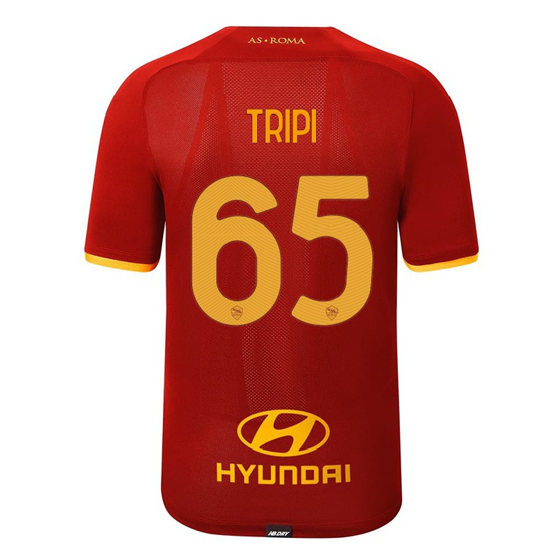 Niño Fútbol Camiseta Filippo Tripi #65 Rojo 1ª Equipación 2021/22 La Camisa Chile