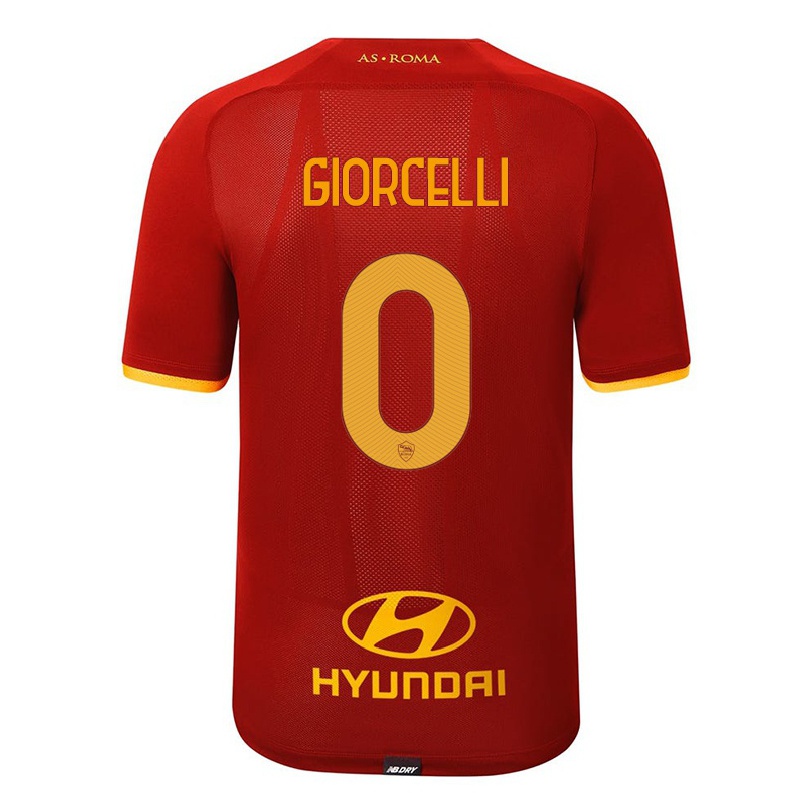 Niño Fútbol Camiseta Nicolo Giorcelli #0 Rojo 1ª Equipación 2021/22 La Camisa Chile