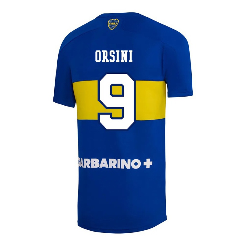Niño Fútbol Camiseta Nicolas Orsini #9 Azul Real 1ª Equipación 2021/22 La Camisa Chile