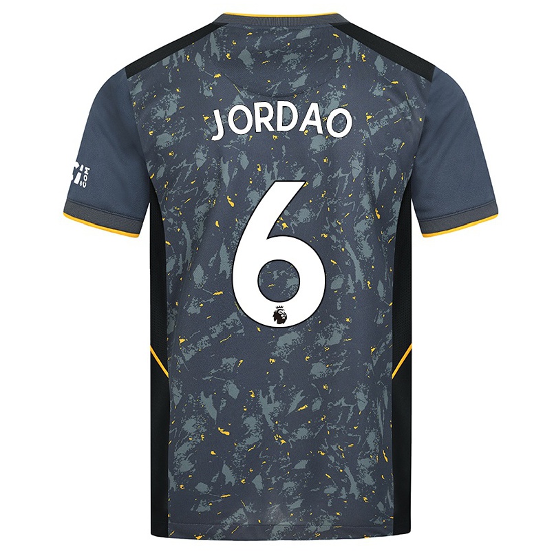 Niño Fútbol Camiseta Bruno Jordao #6 Gris 2ª Equipación 2021/22 Camisa Chile