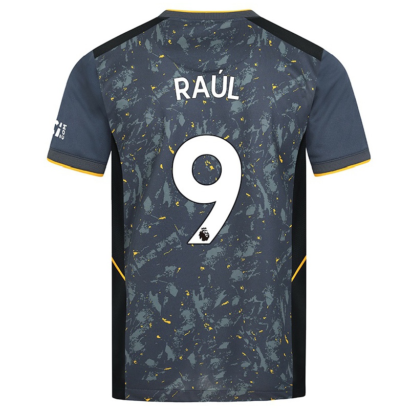 Niño Fútbol Camiseta Raul Jimenez #9 Gris 2ª Equipación 2021/22 Camisa Chile