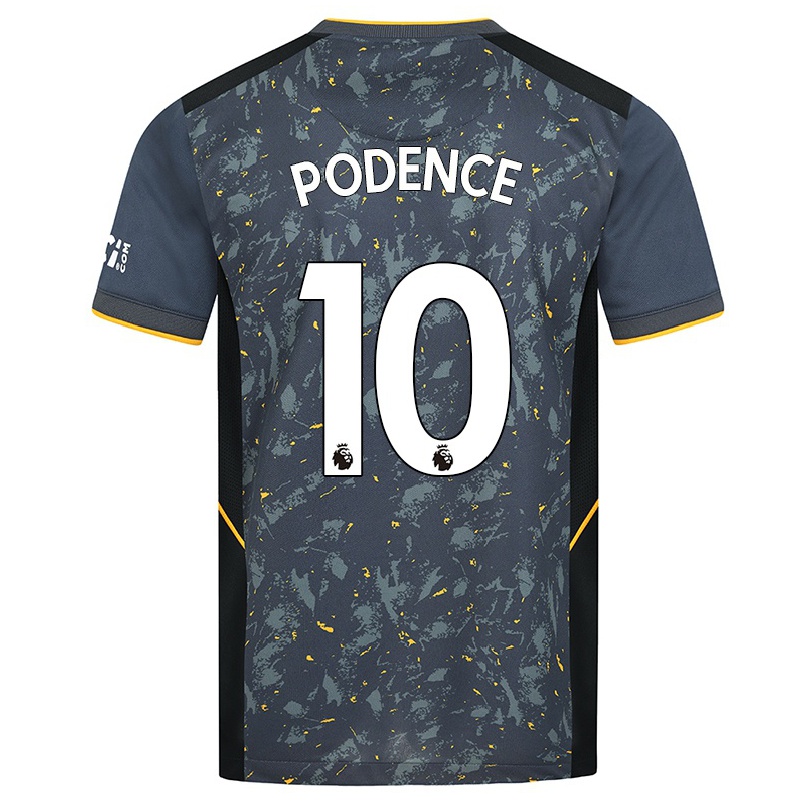 Niño Fútbol Camiseta Daniel Podence #10 Gris 2ª Equipación 2021/22 Camisa Chile