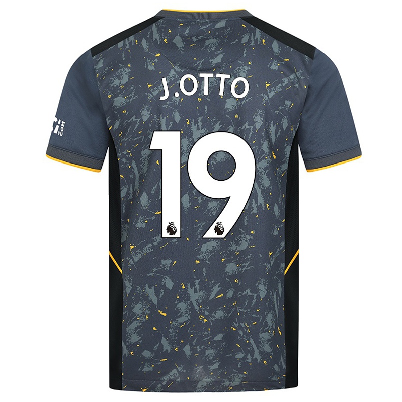Niño Fútbol Camiseta Jonny Otto #19 Gris 2ª Equipación 2021/22 Camisa Chile