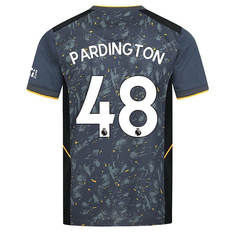 Niño Fútbol Camiseta Jamie Pardington #48 Gris 2ª Equipación 2021/22 Camisa Chile