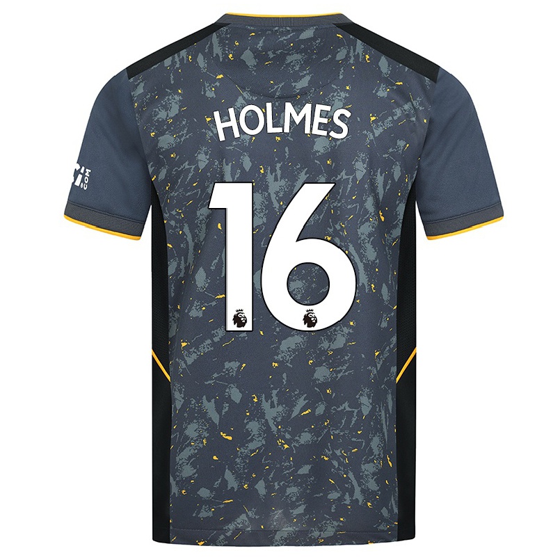 Niño Fútbol Camiseta Summer Holmes #16 Gris 2ª Equipación 2021/22 Camisa Chile