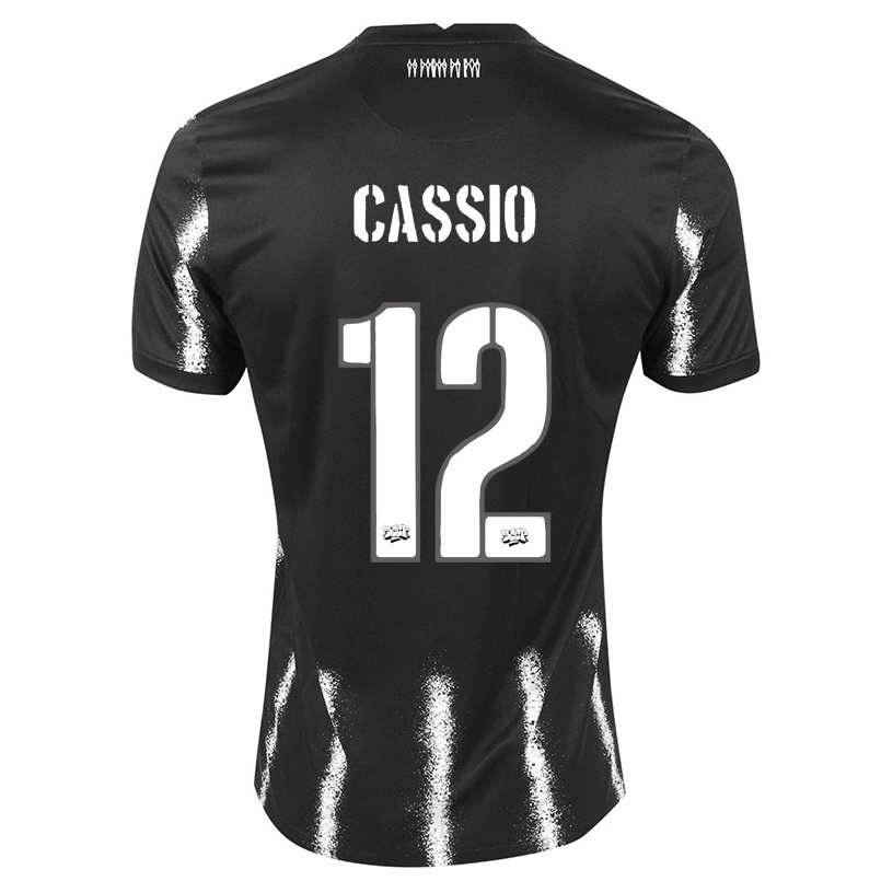 Niño Fútbol Camiseta Cassio #12 Negro 2ª Equipación 2021/22 Camisa Chile