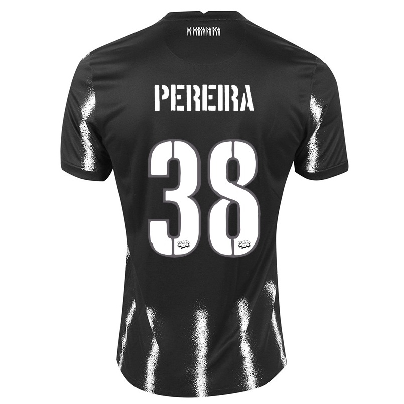 Niño Fútbol Camiseta Gabriel Pereira #38 Negro 2ª Equipación 2021/22 Camisa Chile