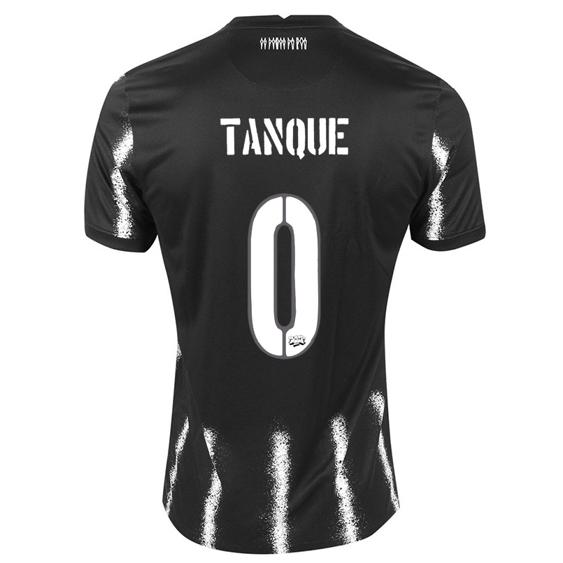 Niño Fútbol Camiseta Eduardo Tanque #0 Negro 2ª Equipación 2021/22 Camisa Chile