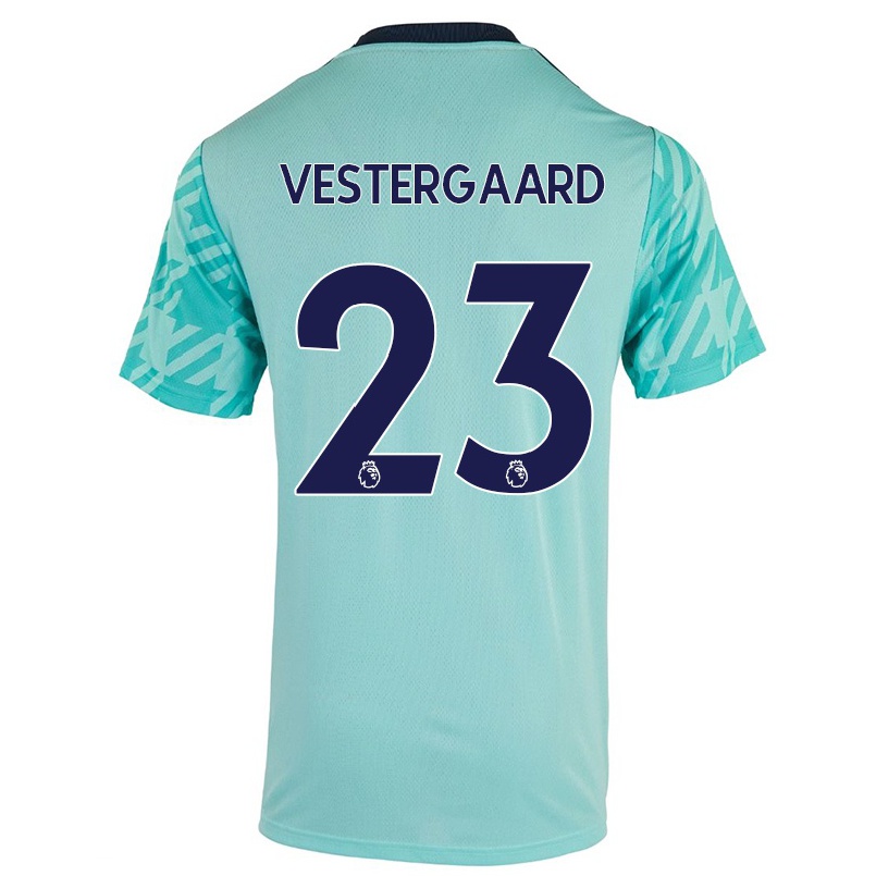 Niño Fútbol Camiseta Jannik Vestergaard #23 Verde Claro 2ª Equipación 2021/22 La Camisa Chile