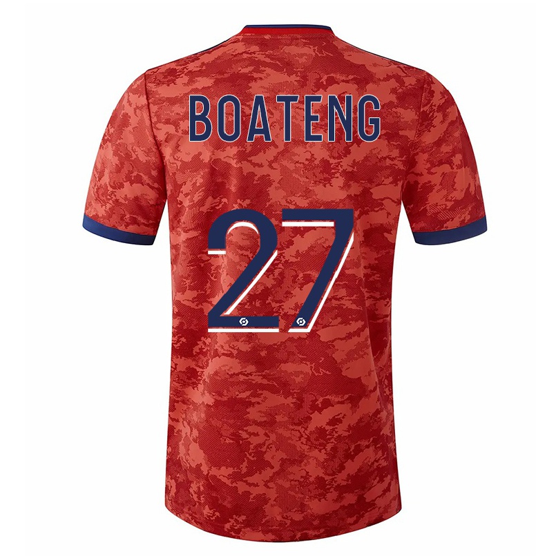 Niño Fútbol Camiseta Jerome Boateng #27 Naranja 2ª Equipación 2021/22 La Camisa Chile