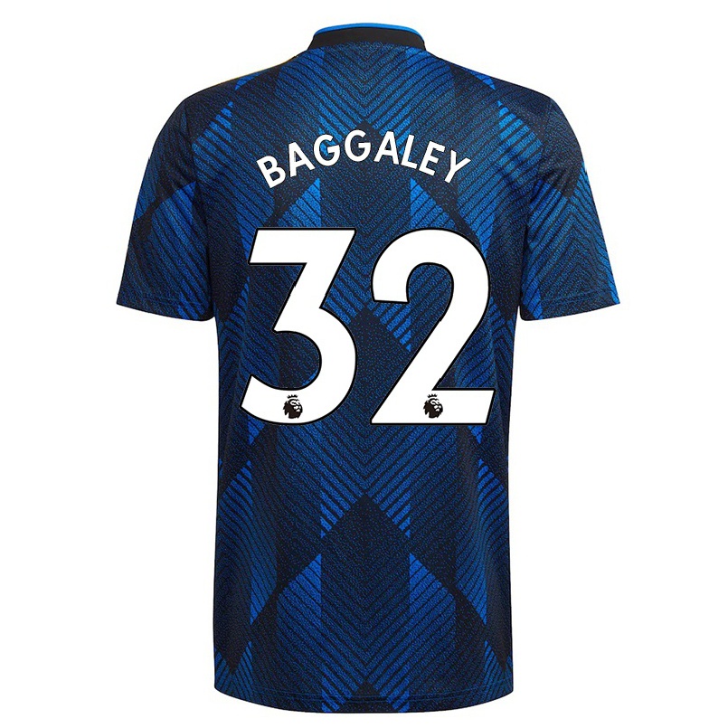 Niño Fútbol Camiseta Sophie Baggaley #32 Azul Oscuro 3ª Equipación 2021/22 La Camisa Chile