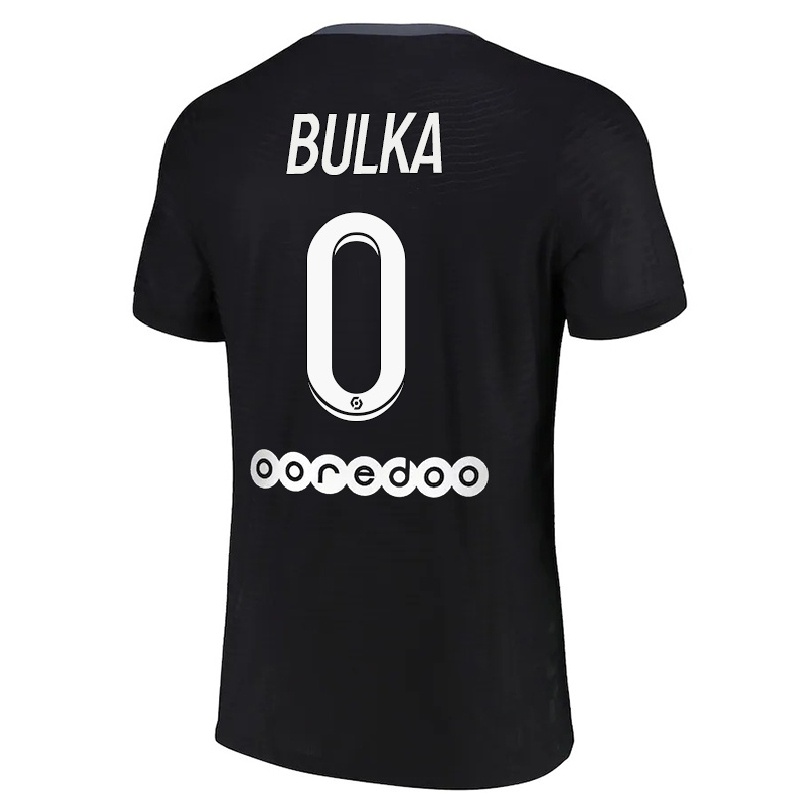 Niño Fútbol Camiseta Marcin Bulka #0 Negro 3ª Equipación 2021/22 La Camisa Chile