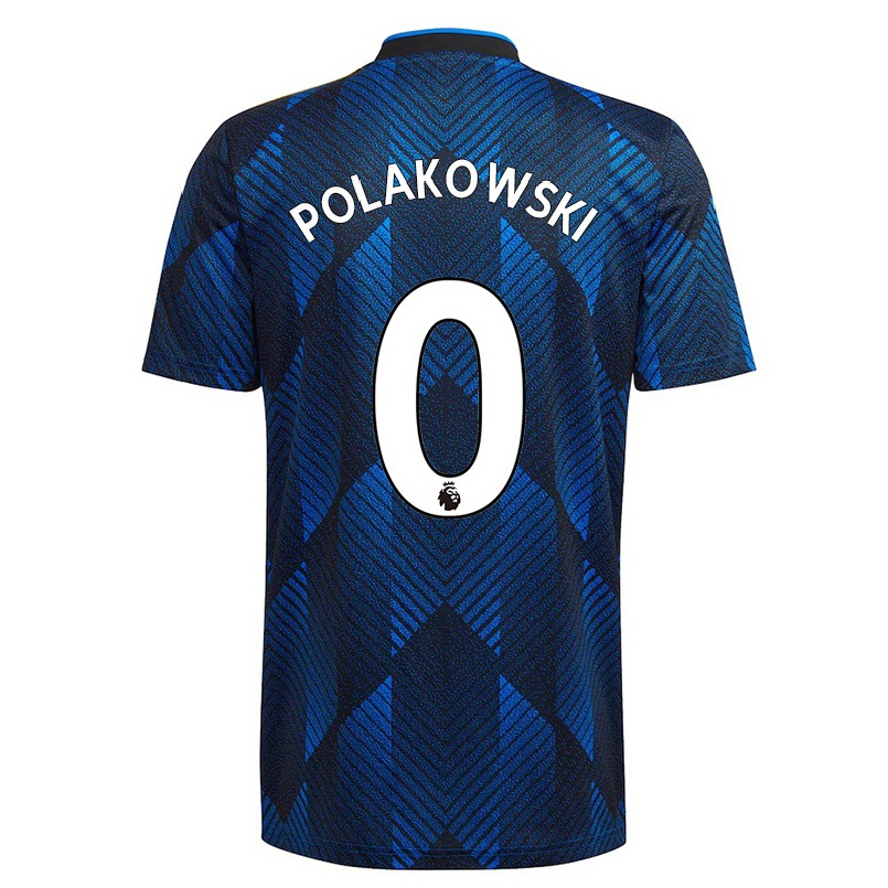 Niño Fútbol Camiseta Daniel Polakowski #0 Azul Oscuro 3ª Equipación 2021/22 La Camisa Chile