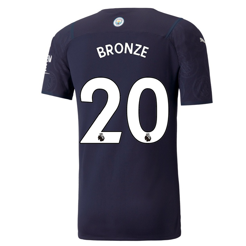 Niño Fútbol Camiseta Lucy Bronze #20 Azul Oscuro 3ª Equipación 2021/22 La Camisa Chile