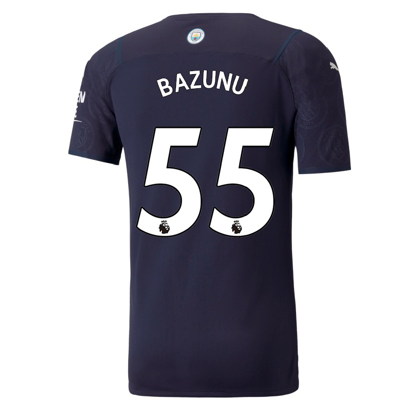 Niño Fútbol Camiseta Gavin Bazunu #55 Azul Oscuro 3ª Equipación 2021/22 La Camisa Chile