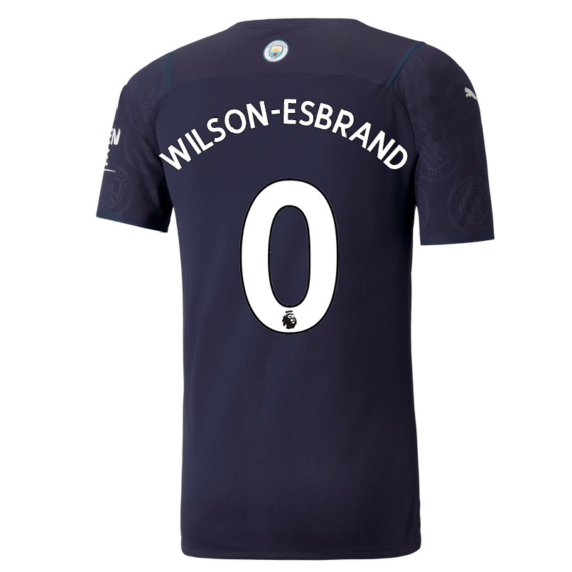 Niño Fútbol Camiseta Josh Wilson-esbrand #0 Azul Oscuro 3ª Equipación 2021/22 La Camisa Chile