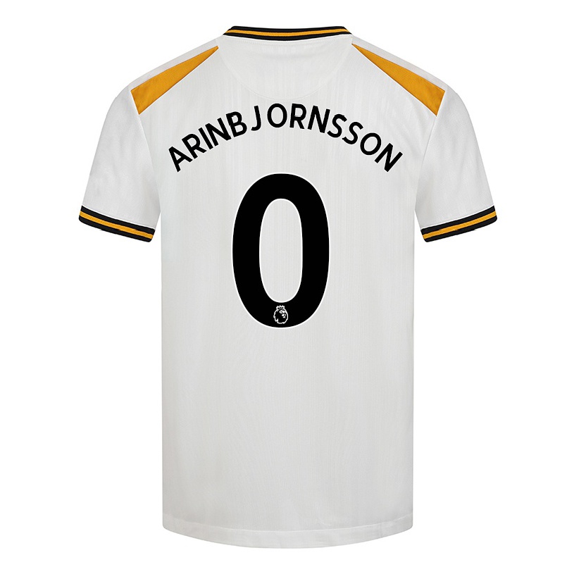 Niño Fútbol Camiseta Palmi Rafn Arinbjornsson #0 Blanco Amarillo 3ª Equipación 2021/22 La Camisa Chile