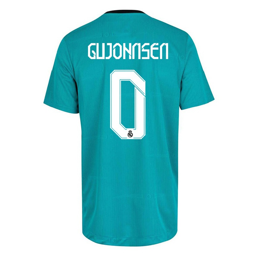Niño Fútbol Camiseta Andri Gujohnsen #0 Verde Claro 3ª Equipación 2021/22 La Camisa Chile