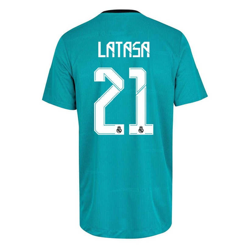 Niño Fútbol Camiseta Juanmi Latasa #21 Verde Claro 3ª Equipación 2021/22 La Camisa Chile