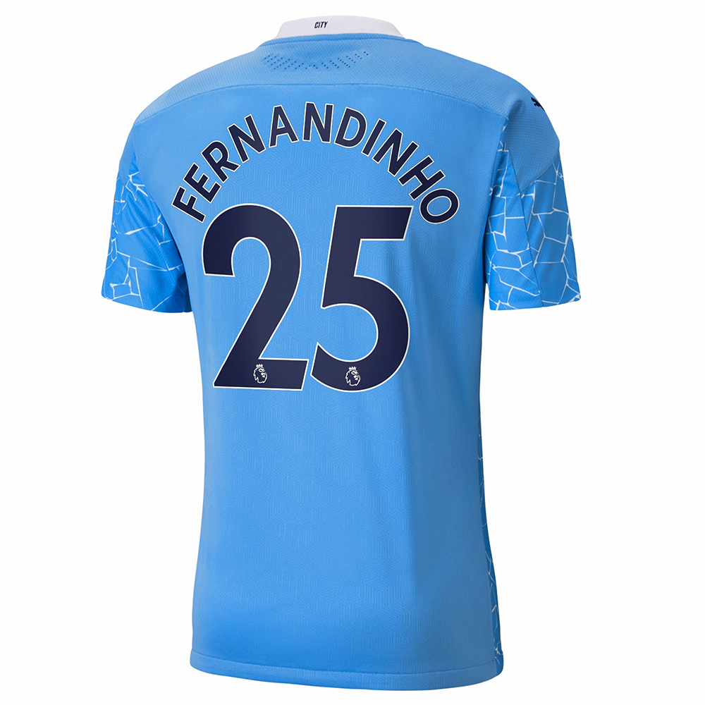 Niño Fútbol Camiseta Fernandinho #25 1ª Equipación Azul 2020/21 La Camisa Chile