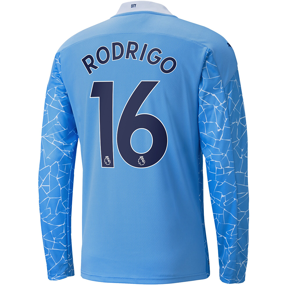 Niño Fútbol Camiseta Rodri #16 1ª Equipación Azul 2020/21 La Camisa Chile