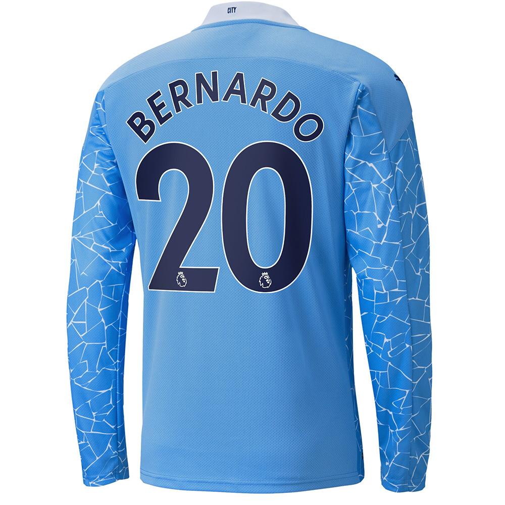 Niño Fútbol Camiseta Bernardo Silva #20 1ª Equipación Azul 2020/21 La Camisa Chile