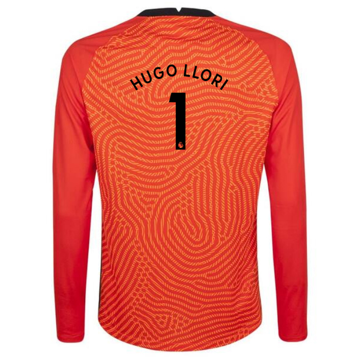 Niño Fútbol Camiseta Hugo Lloris #1 1ª Equipación Naranja 2020/21 La Camisa Chile