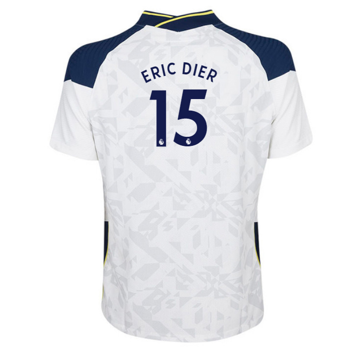 Niño Fútbol Camiseta Eric Dier #15 1ª Equipación Blanco 2020/21 La Camisa Chile