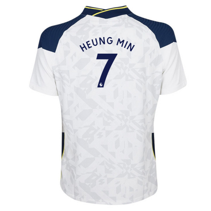 Niño Fútbol Camiseta Heung-min Son #7 1ª Equipación Blanco 2020/21 La Camisa Chile