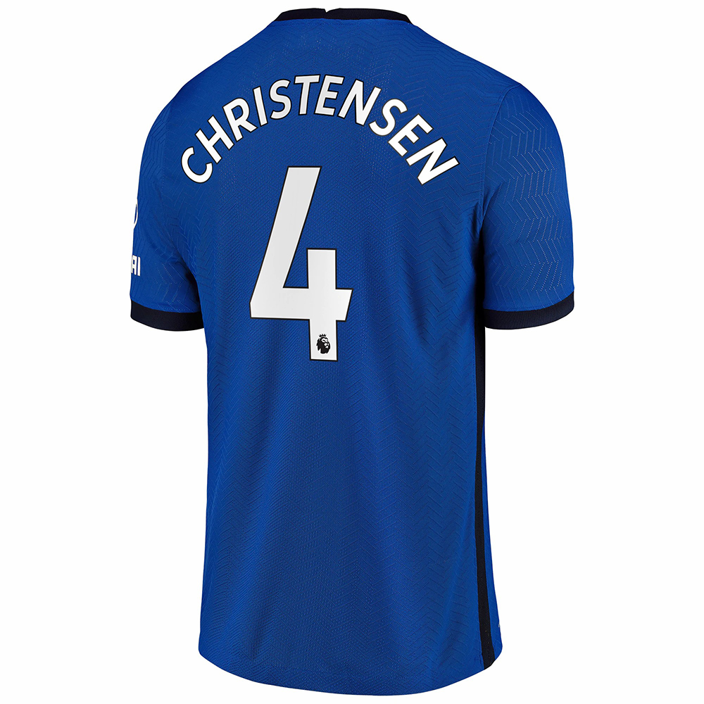 Niño Fútbol Camiseta Andreas Christensen #4 1ª Equipación Azul 2020/21 La Camisa Chile