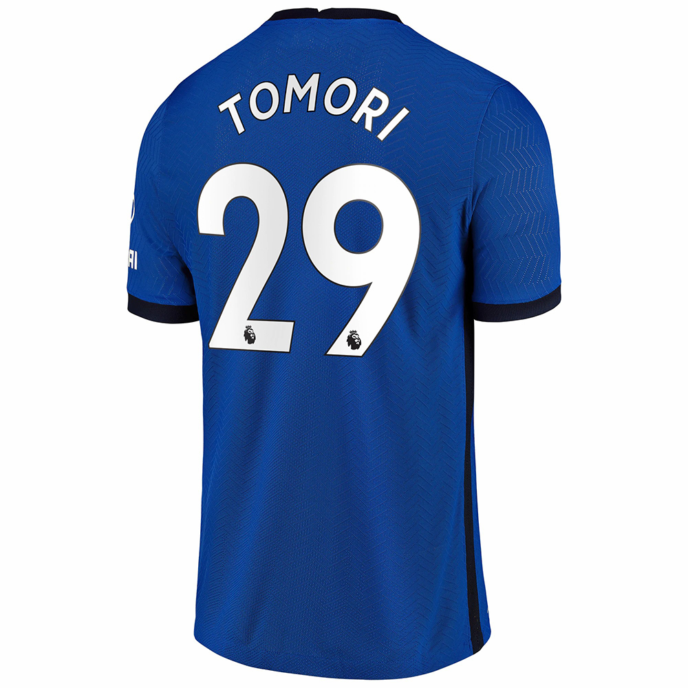 Niño Fútbol Camiseta Fikayo Tomori #29 1ª Equipación Azul 2020/21 La Camisa Chile